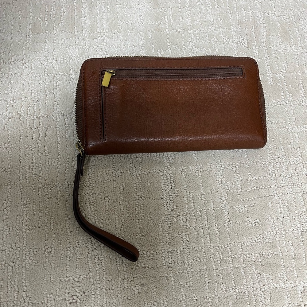 Fossil Brown Leather Wallet - Picture 4 of 6